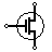 símbolo del transistor nmos