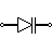 símbolo de diodo varicap